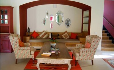 Living Area At villa nimaya