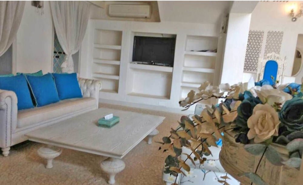 Living Room Of the Beach Villa