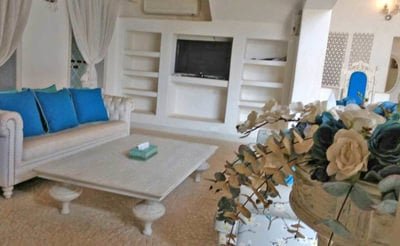 Living Room Of the Beach Villa