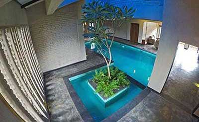 Interior of villa Caramba