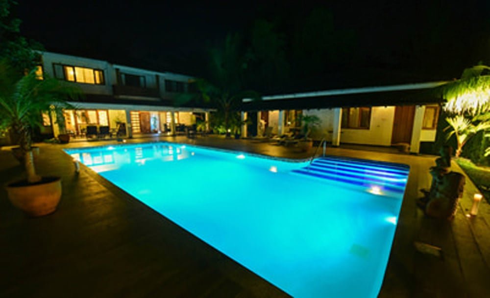 NIght View Of Pool In Hams villa