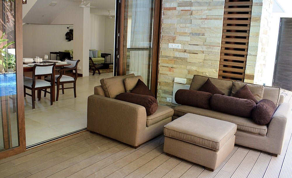 Living Area Of villa Frangipanni