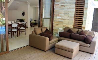 Living Area Of villa Frangipanni