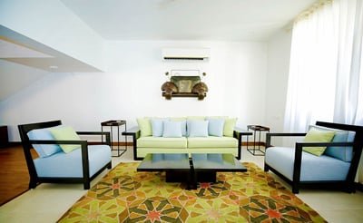 Living Room Of villa Frangipanni