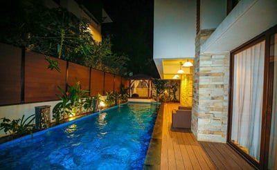 Night view Of Pool