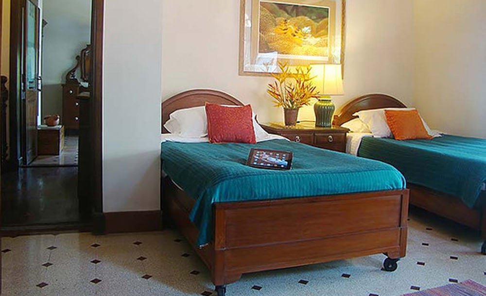 Bedroom at villa Rockheart