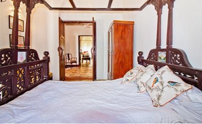 Bedroom at villa shorebar