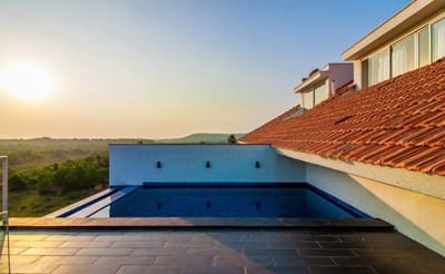 Roof Top Pool At villa Sky