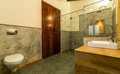 Washroom Of villa tina